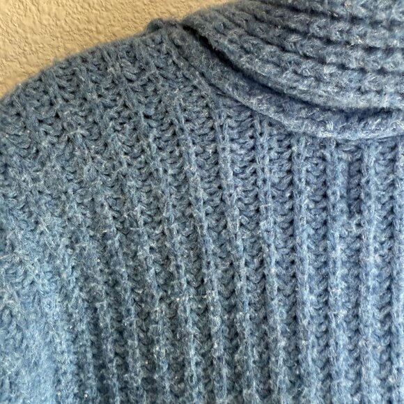 Free People 💋 Jackson Cardigan \\ Size Small // Crop chunky knit shawl collar - Picture 11 of 12